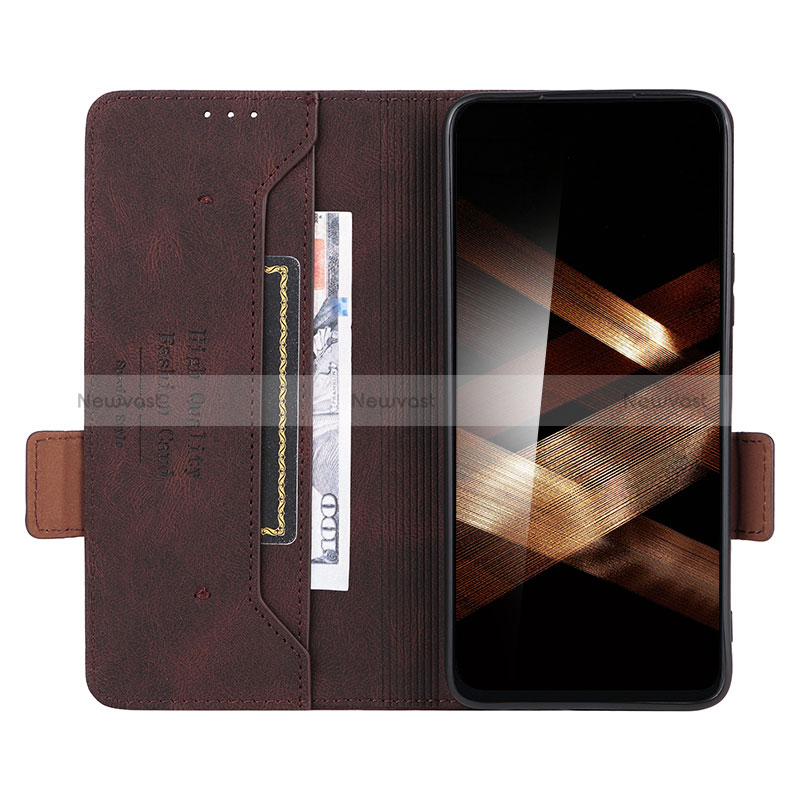 Leather Case Stands Flip Cover Holder L07Z for Huawei Honor X8b