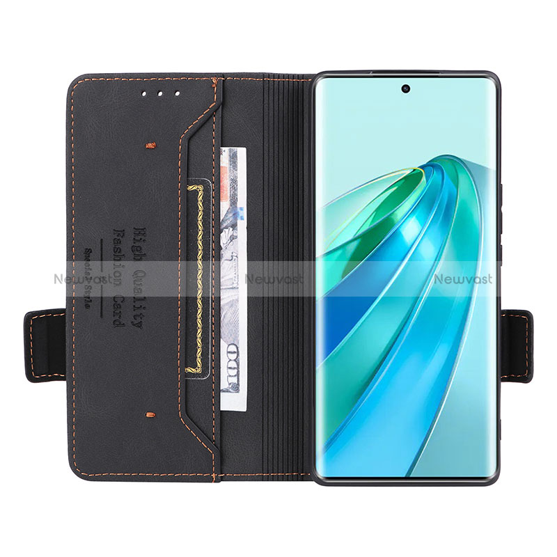 Leather Case Stands Flip Cover Holder L07Z for Huawei Honor X9a 5G