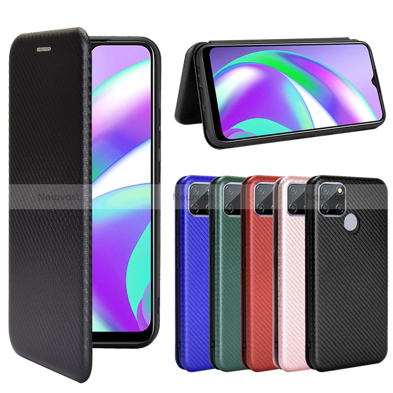 Leather Case Stands Flip Cover Holder L07Z for Realme 7i RMX2193