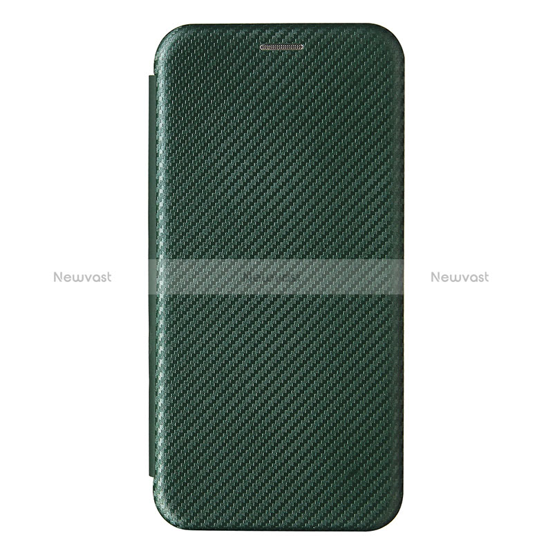 Leather Case Stands Flip Cover Holder L07Z for Samsung Galaxy A15 4G Green