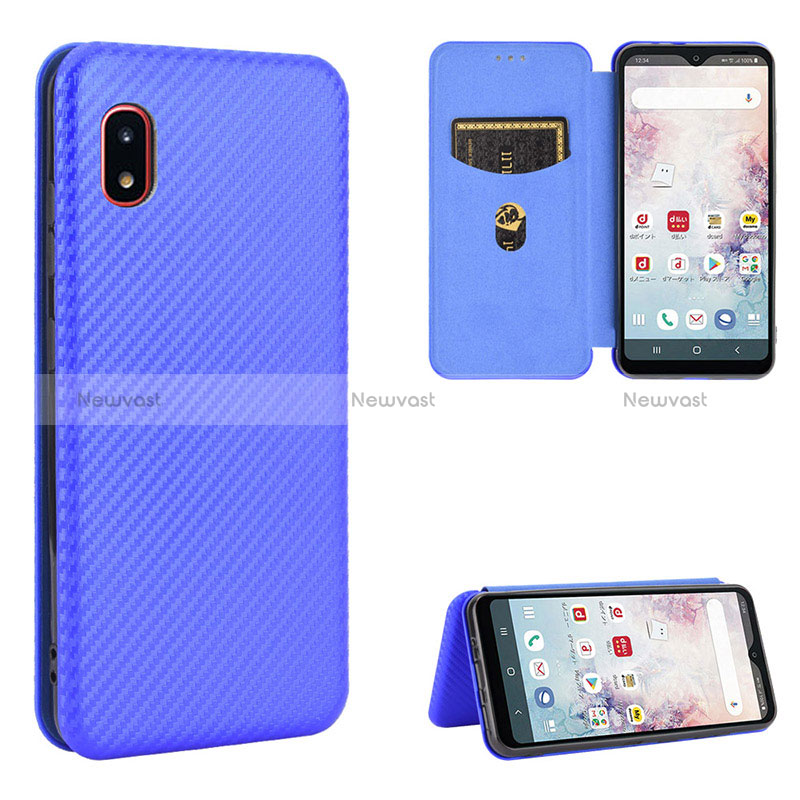 Leather Case Stands Flip Cover Holder L07Z for Samsung Galaxy A20 SC-02M SCV46