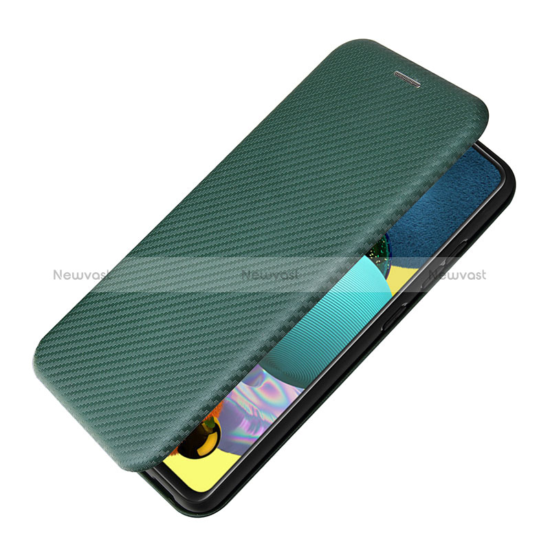 Leather Case Stands Flip Cover Holder L07Z for Samsung Galaxy A52 4G