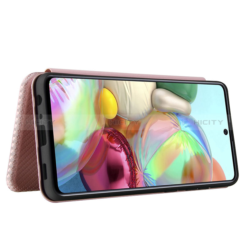 Leather Case Stands Flip Cover Holder L07Z for Samsung Galaxy A72 5G