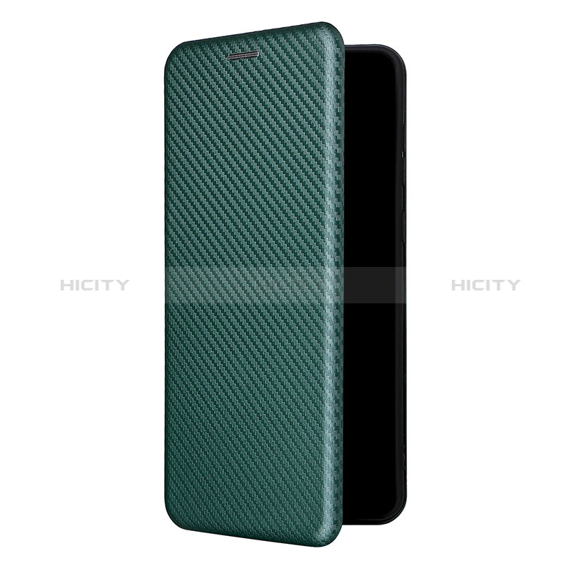 Leather Case Stands Flip Cover Holder L07Z for Samsung Galaxy A73 5G Green