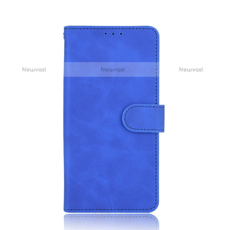 Leather Case Stands Flip Cover Holder L07Z for Samsung Galaxy XCover Pro Blue