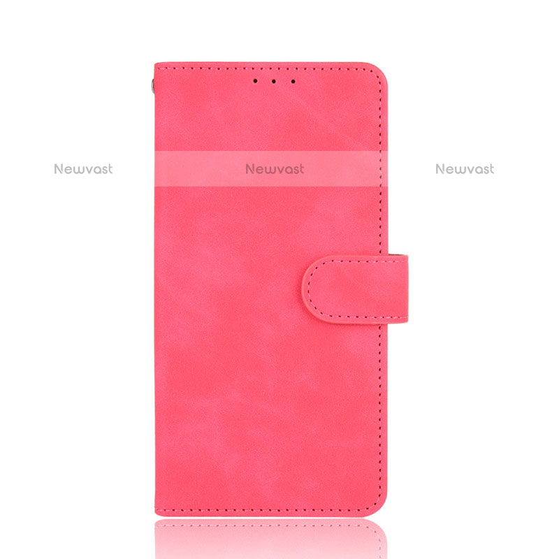 Leather Case Stands Flip Cover Holder L07Z for Samsung Galaxy XCover Pro Hot Pink