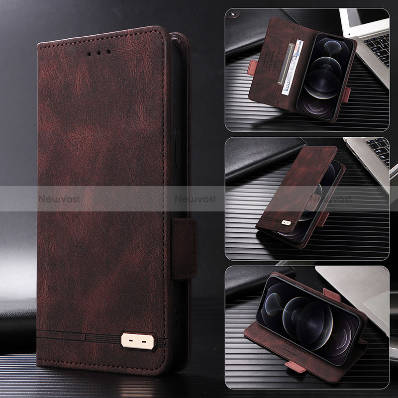 Leather Case Stands Flip Cover Holder L07Z for Samsung Galaxy Z Fold2 5G