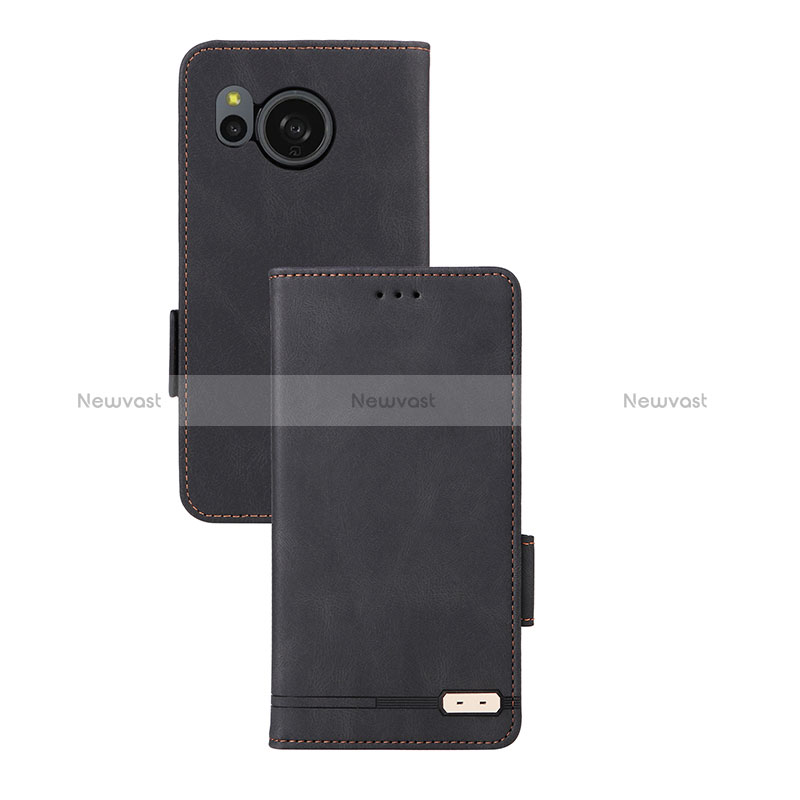 Leather Case Stands Flip Cover Holder L07Z for Sharp Aquos Sense8