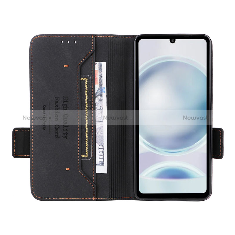 Leather Case Stands Flip Cover Holder L07Z for Sharp Aquos Sense8