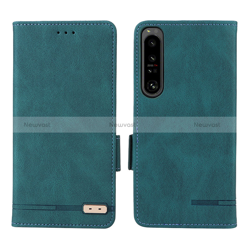 Leather Case Stands Flip Cover Holder L07Z for Sony Xperia 1 IV SO-51C