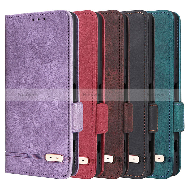 Leather Case Stands Flip Cover Holder L07Z for Sony Xperia 1 IV SO-51C