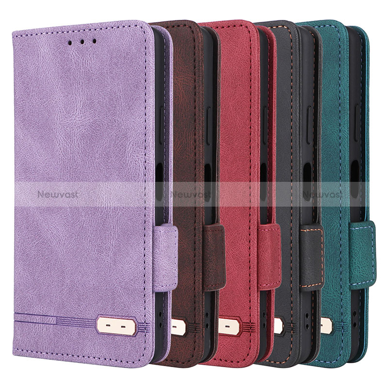 Leather Case Stands Flip Cover Holder L07Z for Sony Xperia 10 IV SO-52C