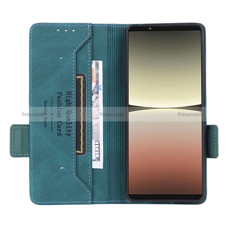 Leather Case Stands Flip Cover Holder L07Z for Sony Xperia 5 IV
