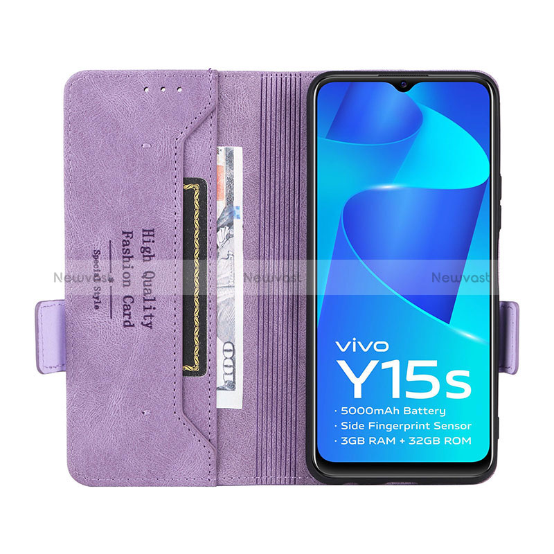 Leather Case Stands Flip Cover Holder L07Z for Vivo iQOO U5x