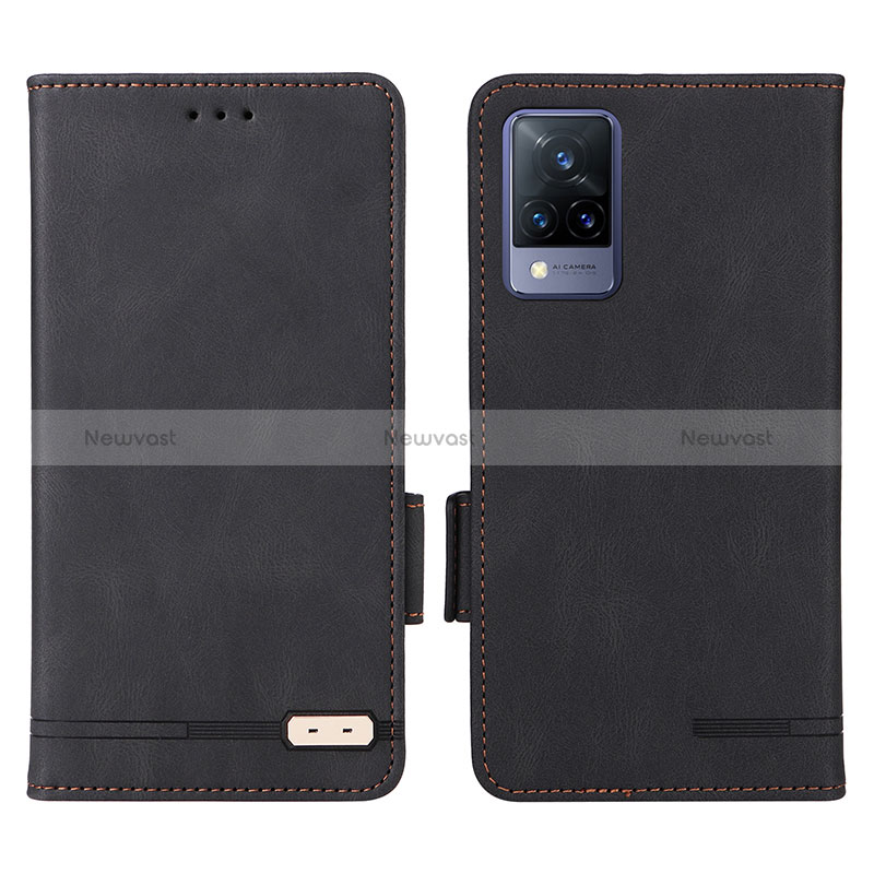 Leather Case Stands Flip Cover Holder L07Z for Vivo V21 5G