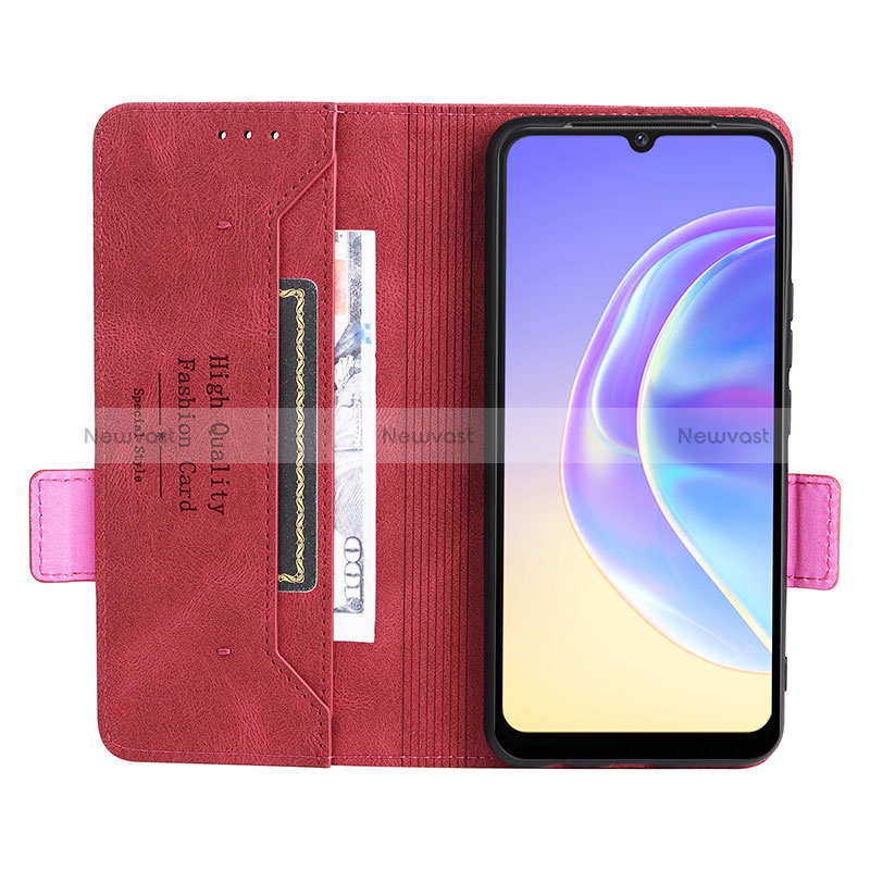 Leather Case Stands Flip Cover Holder L07Z for Vivo V21e 4G