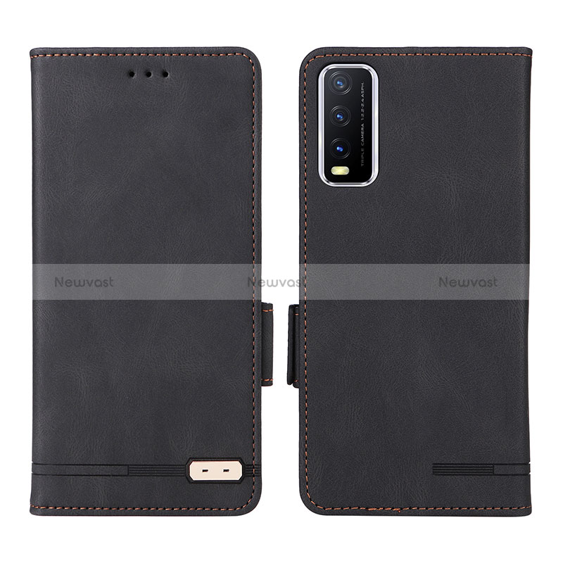 Leather Case Stands Flip Cover Holder L07Z for Vivo Y12A