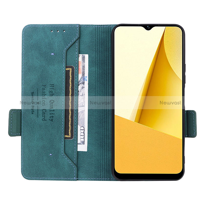 Leather Case Stands Flip Cover Holder L07Z for Vivo Y16