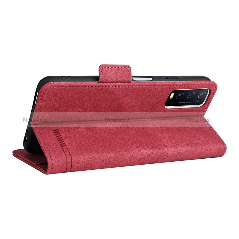 Leather Case Stands Flip Cover Holder L07Z for Vivo Y20T