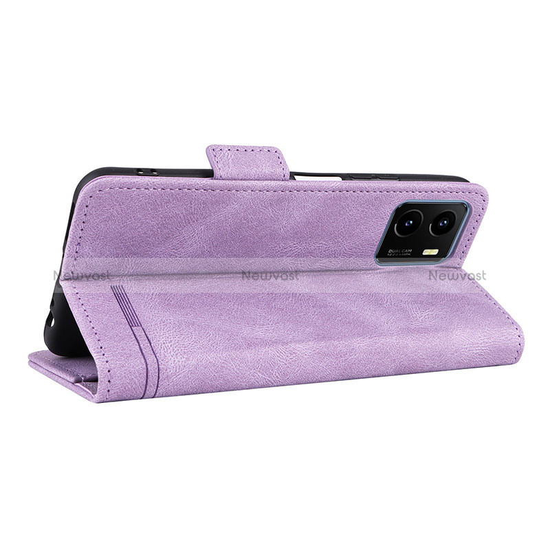 Leather Case Stands Flip Cover Holder L07Z for Vivo Y32t