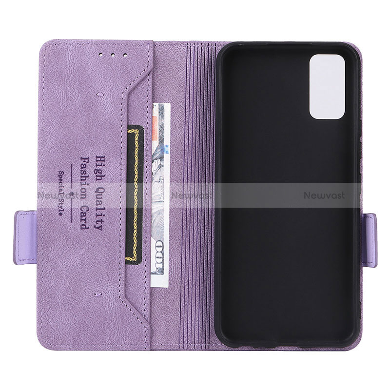 Leather Case Stands Flip Cover Holder L07Z for Vivo Y3s (2021)