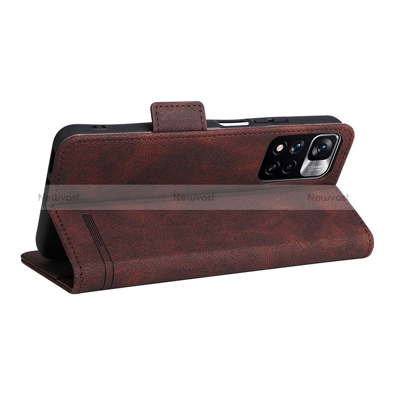 Leather Case Stands Flip Cover Holder L07Z for Xiaomi Mi 11i 5G (2022)