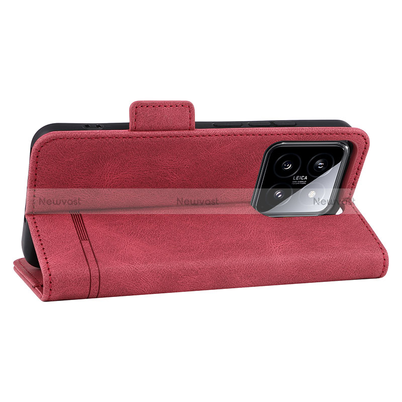 Leather Case Stands Flip Cover Holder L07Z for Xiaomi Mi 14 5G