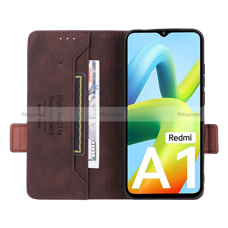 Leather Case Stands Flip Cover Holder L07Z for Xiaomi Poco C51