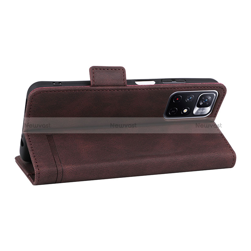 Leather Case Stands Flip Cover Holder L07Z for Xiaomi Poco M4 Pro 5G