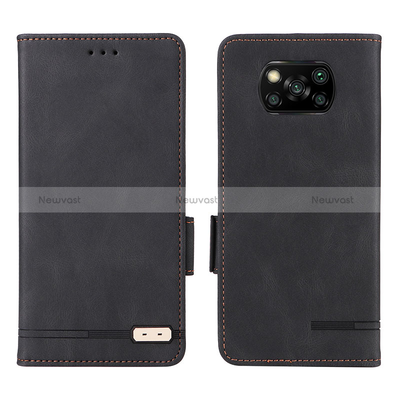 Leather Case Stands Flip Cover Holder L07Z for Xiaomi Poco X3 Pro