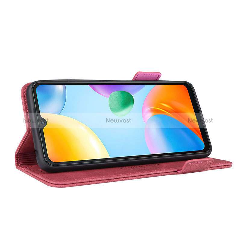 Leather Case Stands Flip Cover Holder L07Z for Xiaomi Redmi 10 India