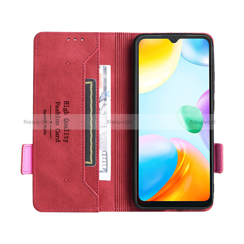 Leather Case Stands Flip Cover Holder L07Z for Xiaomi Redmi 10 India