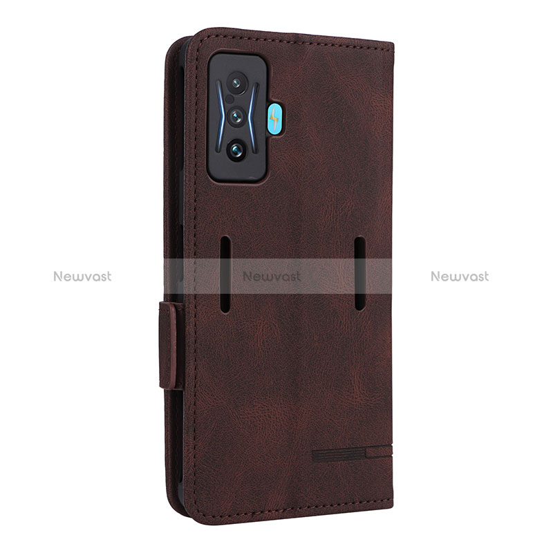 Leather Case Stands Flip Cover Holder L07Z for Xiaomi Redmi K50 Gaming AMG F1 5G