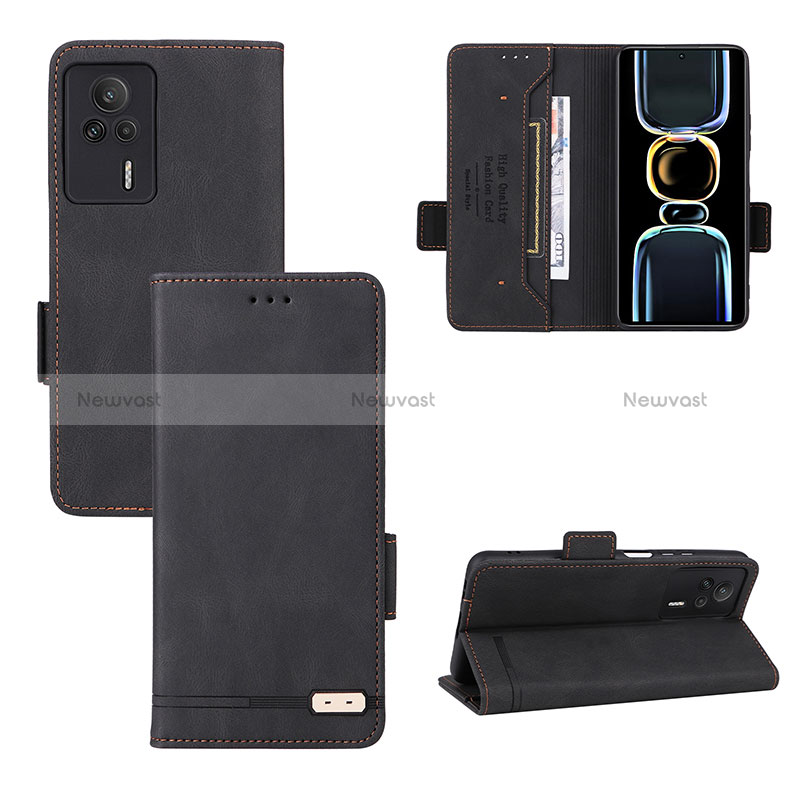 Leather Case Stands Flip Cover Holder L07Z for Xiaomi Redmi K60E 5G