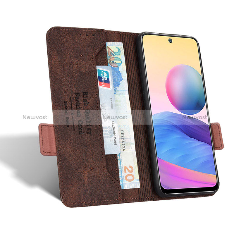 Leather Case Stands Flip Cover Holder L07Z for Xiaomi Redmi Note 10 JE 5G