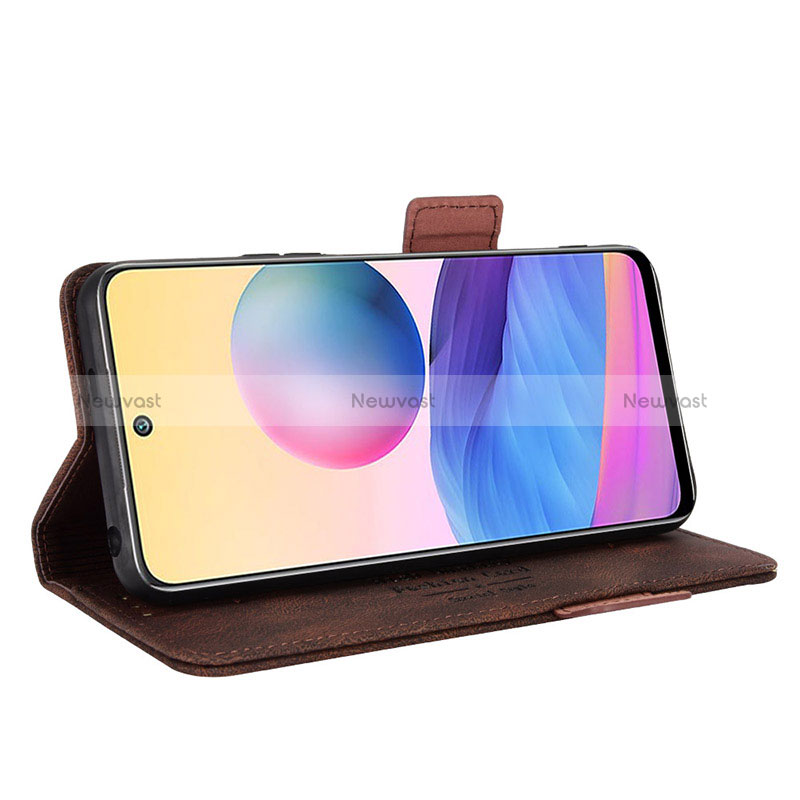 Leather Case Stands Flip Cover Holder L07Z for Xiaomi Redmi Note 10 JE 5G