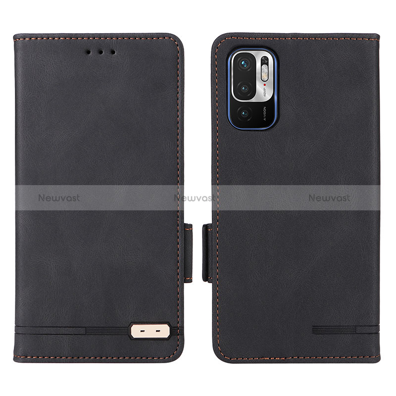 Leather Case Stands Flip Cover Holder L07Z for Xiaomi Redmi Note 10T 5G