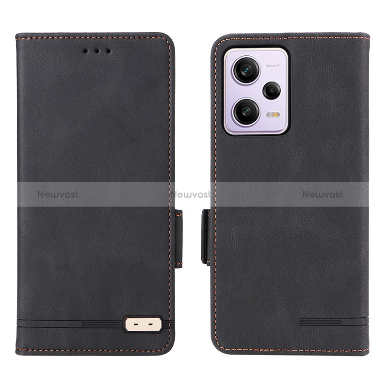 Leather Case Stands Flip Cover Holder L07Z for Xiaomi Redmi Note 12 Pro 5G