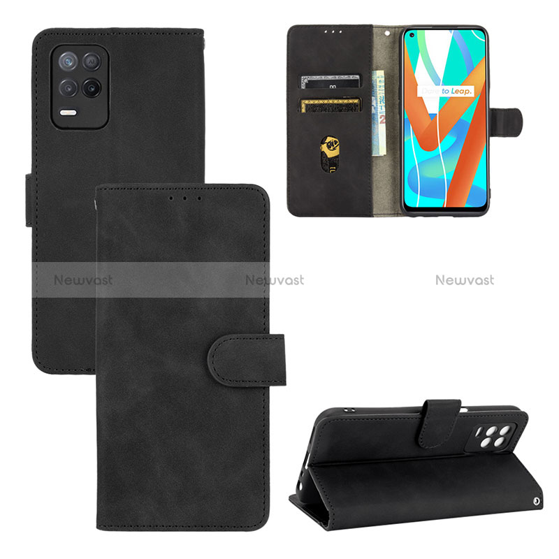 Leather Case Stands Flip Cover Holder L08Z for Realme 8s 5G