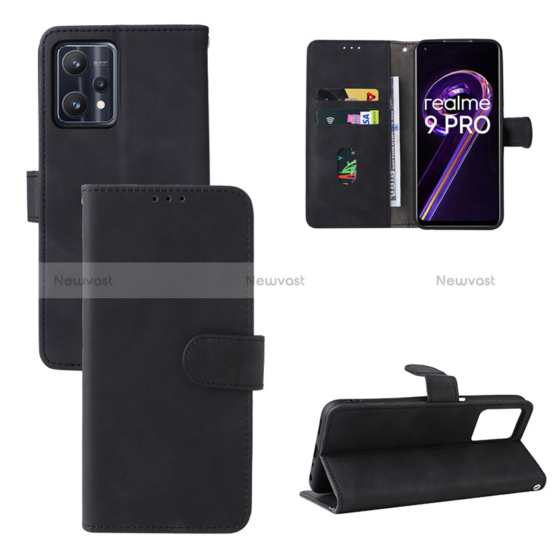 Leather Case Stands Flip Cover Holder L08Z for Realme 9 Pro 5G