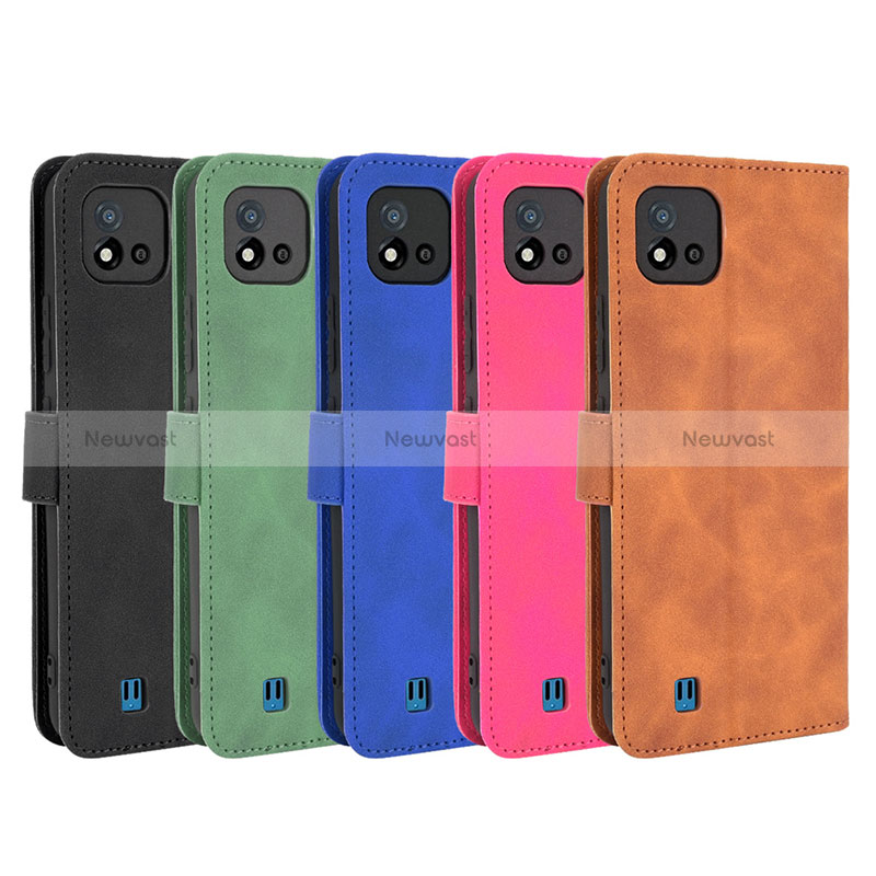 Leather Case Stands Flip Cover Holder L08Z for Realme C11 (2021)