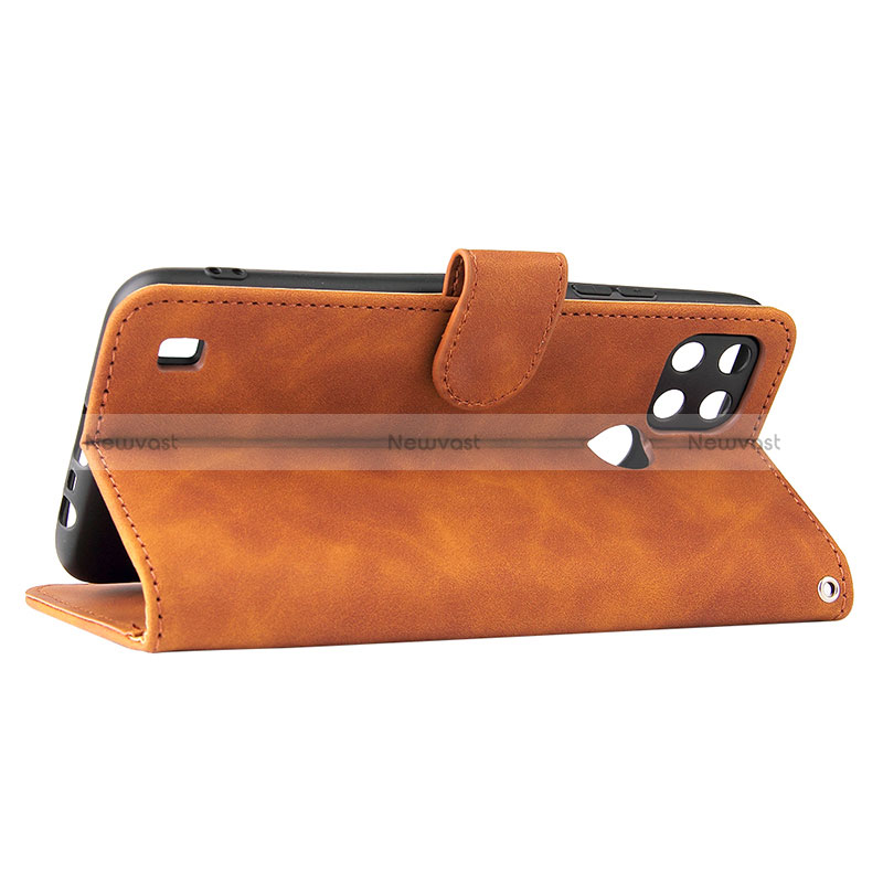 Leather Case Stands Flip Cover Holder L08Z for Realme C21Y