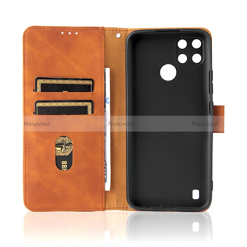 Leather Case Stands Flip Cover Holder L08Z for Realme C21Y