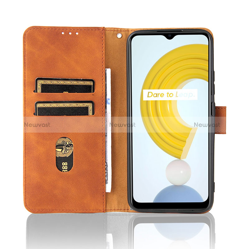 Leather Case Stands Flip Cover Holder L08Z for Realme C25Y