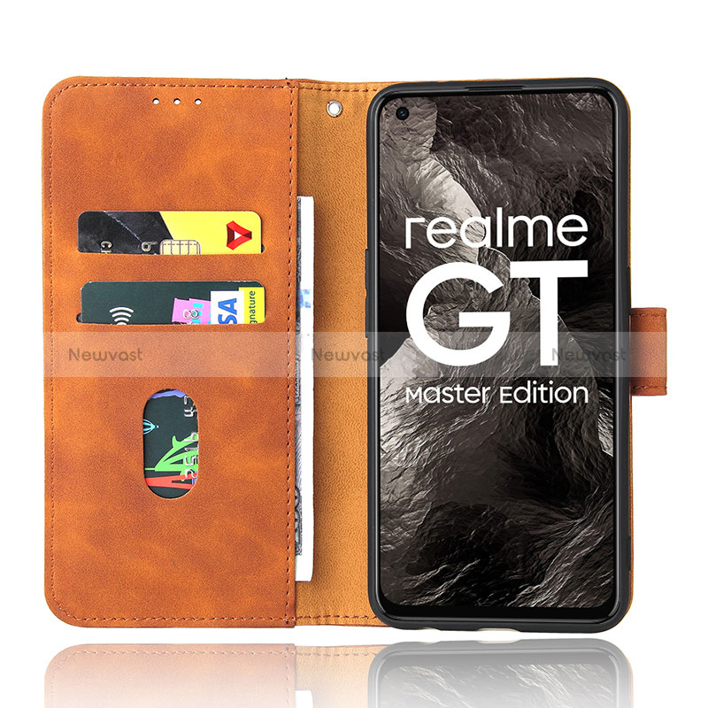 Leather Case Stands Flip Cover Holder L08Z for Realme GT Master 5G