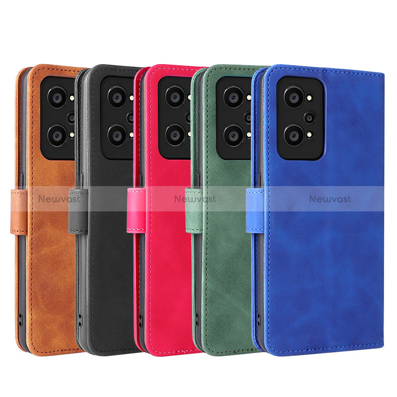 Leather Case Stands Flip Cover Holder L08Z for Realme GT2 5G