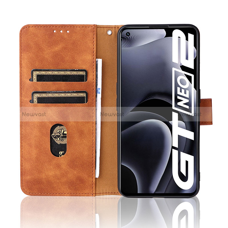 Leather Case Stands Flip Cover Holder L08Z for Realme GT2 5G