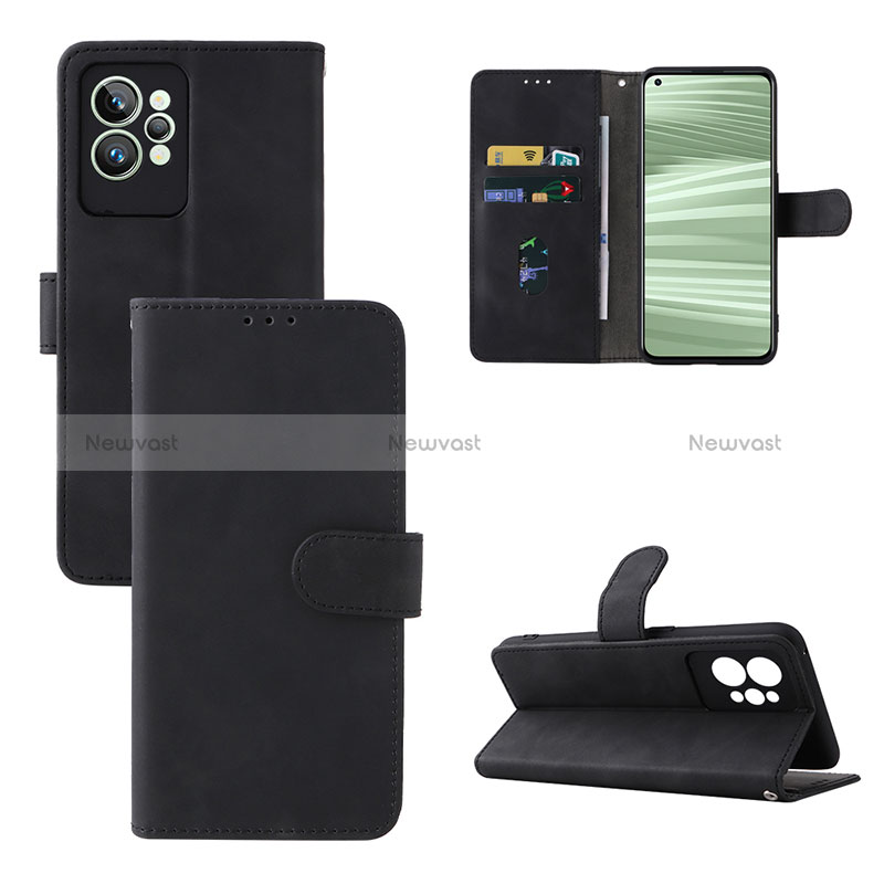 Leather Case Stands Flip Cover Holder L08Z for Realme GT2 Pro 5G