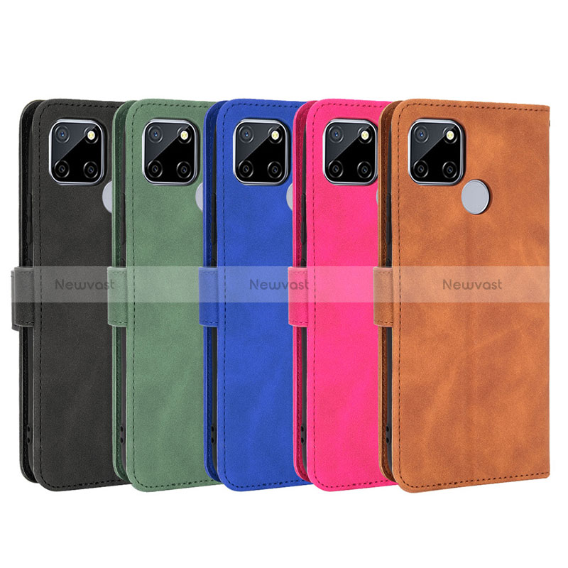 Leather Case Stands Flip Cover Holder L08Z for Realme Narzo 20