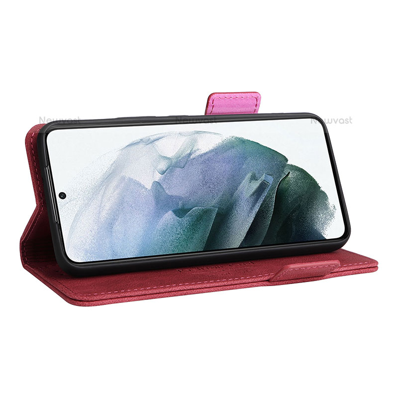 Leather Case Stands Flip Cover Holder L08Z for Samsung Galaxy S22 Plus 5G